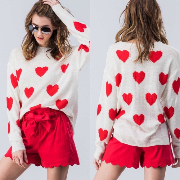 LOVE IS IN THE AIR Knit Sweater  - blush - Picture 2 of 2